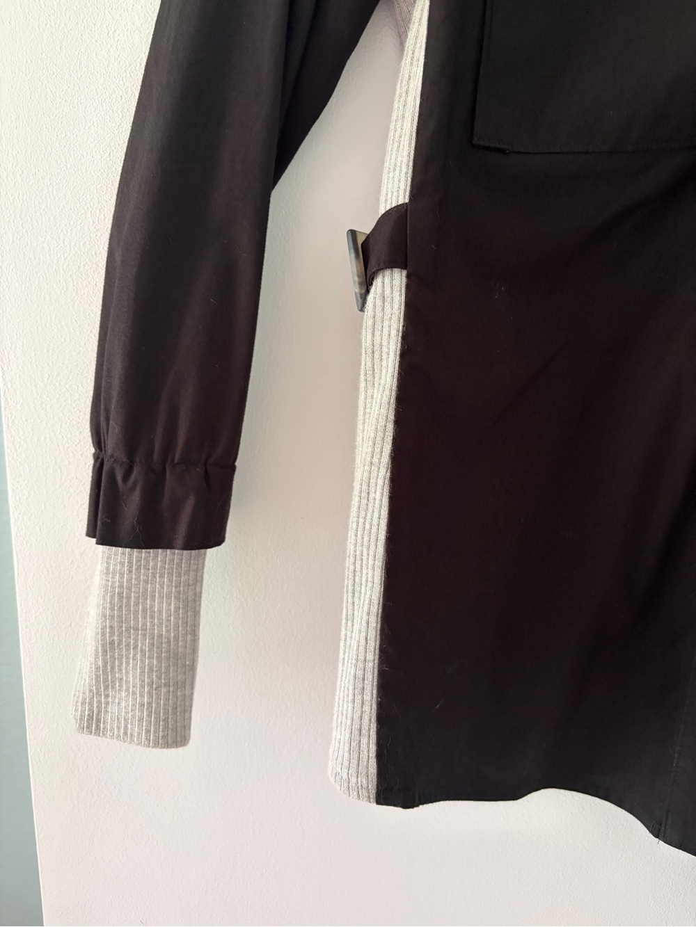 Finley XS Black & Gray Maryl Too Utility Shirt Jacket Style 891100 - Picture 4 of 10
